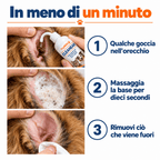 Detergente per orecchie di cani e gatti