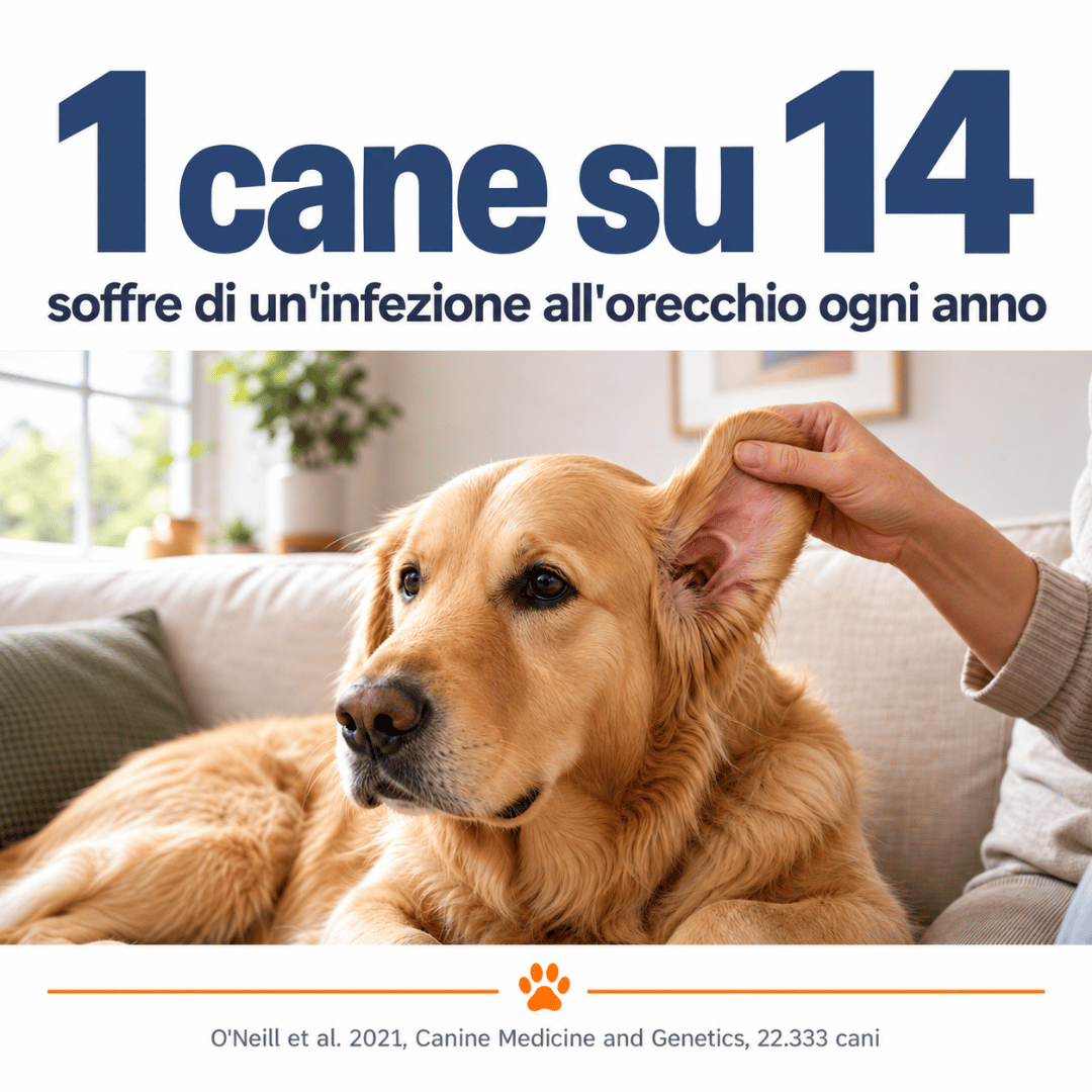 Detergente per orecchie di cani e gatti